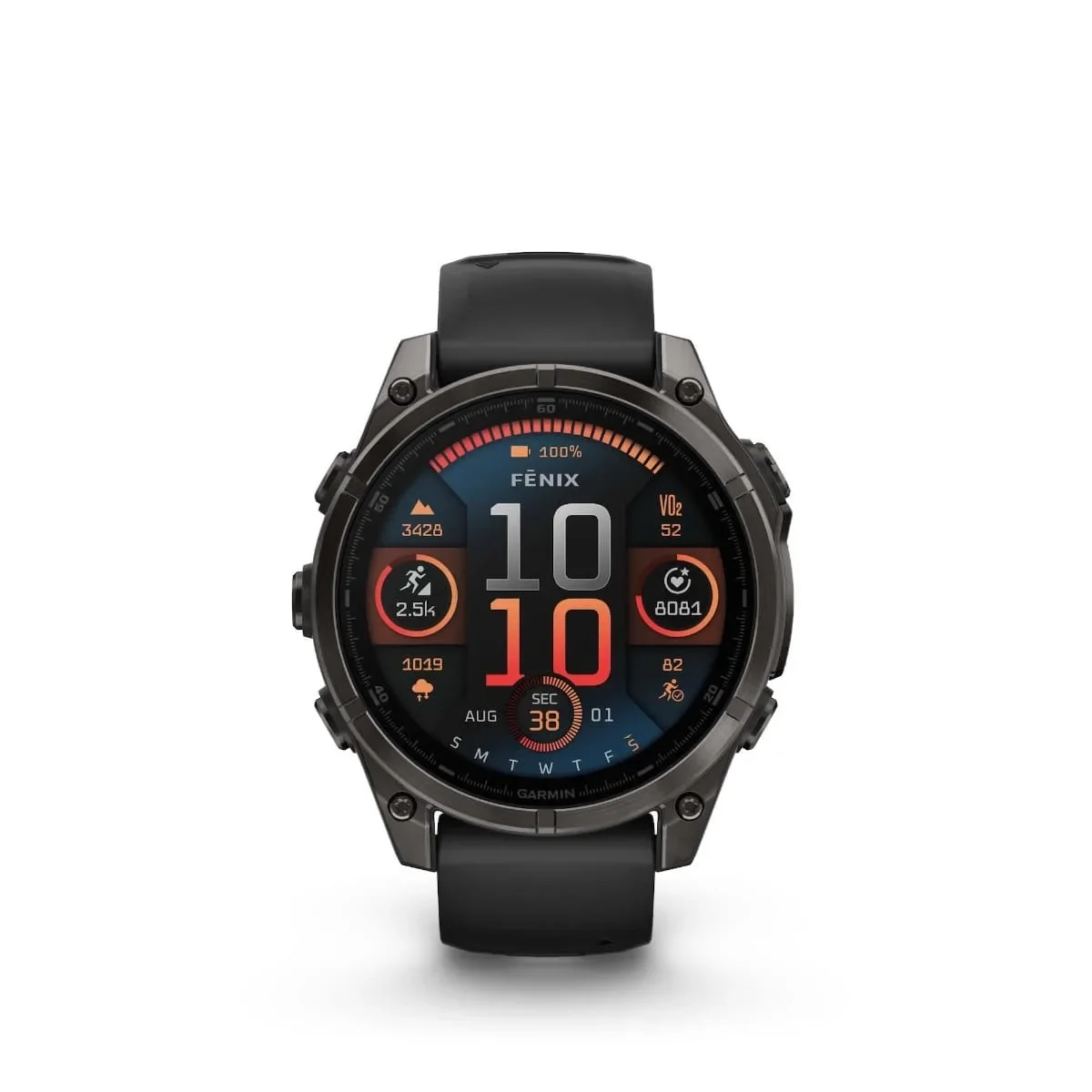 Φωτογραφία προϊόντος: Garmin fenix 8 47mm AMOLED Sapphire Titanium Carbon Gray with Black and Pebble Gray έως 24 άτοκες δόσεις