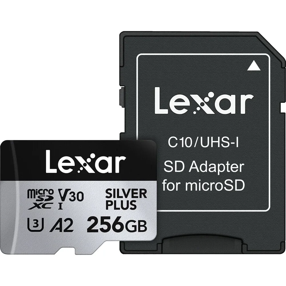 Φωτογραφία προϊόντος: GR Lexar 256GB microSDXC UHS-I SILVER PLUS έως 12 άτοκες δόσεις ή 24 δόσεις