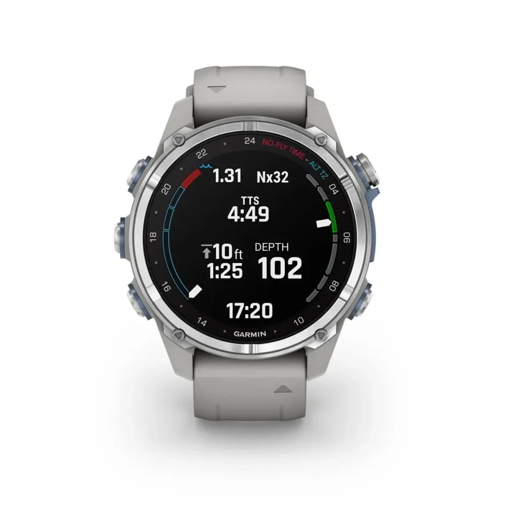Φωτογραφία προϊόντος: Garmin Descent Mk3 43mm Stainless Steel With Fog Grey έως 12 άτοκες δόσεις ή 24 δόσεις
