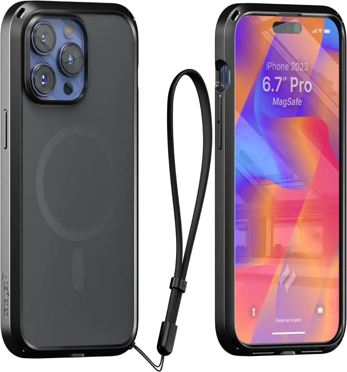 Φωτογραφία προϊόντος: GR Catalyst Influence MagSafe Stealth Black for iPhone 15 Pro Max έως 12 άτοκες δόσεις ή 24 δόσεις