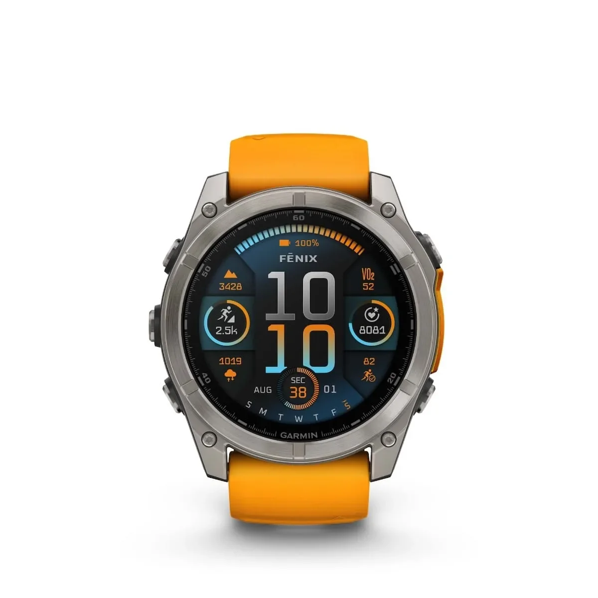 Φωτογραφία προϊόντος: Garmin fenix 8 51mm AMOLED Sapphire Titanium with Spark Orange and Graphite έως 24 άτοκες δόσεις