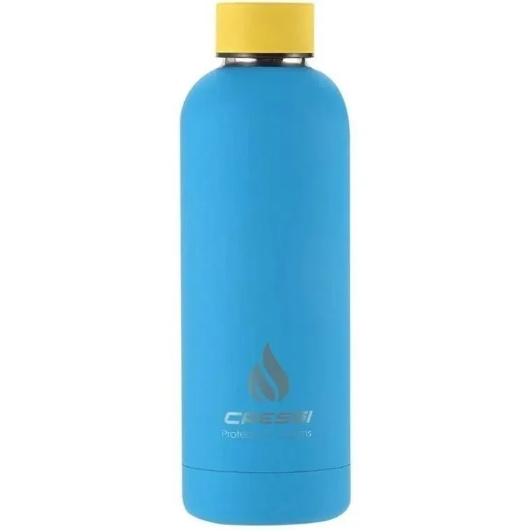 Φωτογραφία προϊόντος: GR Cressi Rubber Coated Thermal Flask 500 ml Aquamarine/Sunflower έως 12 άτοκες δόσεις ή 24 δόσεις