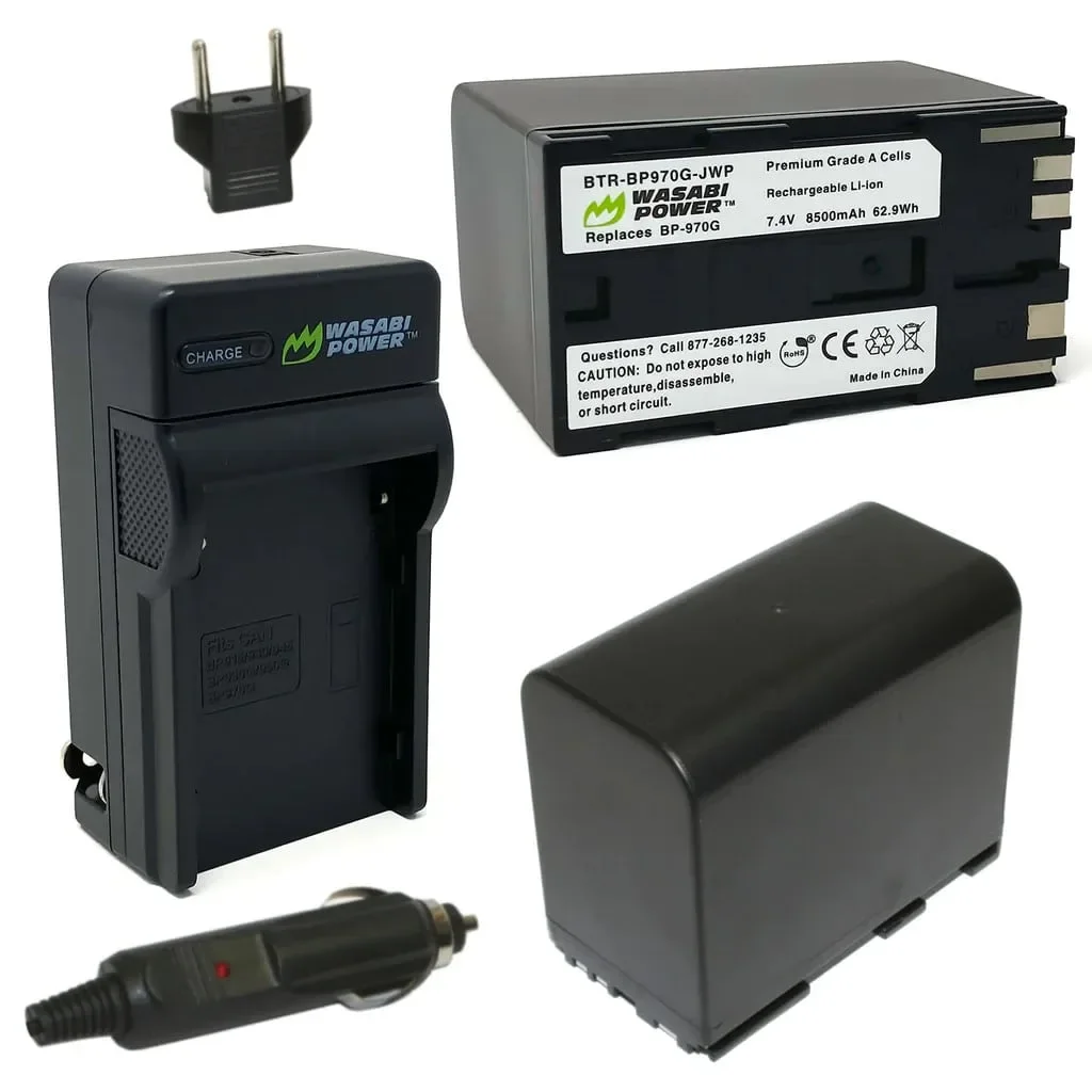 Φωτογραφία προϊόντος: GR Wasabi Battery Charger and 2 Batteries for Canon BP-970G, BP-975 έως 12 άτοκες δόσεις ή 24 δόσεις