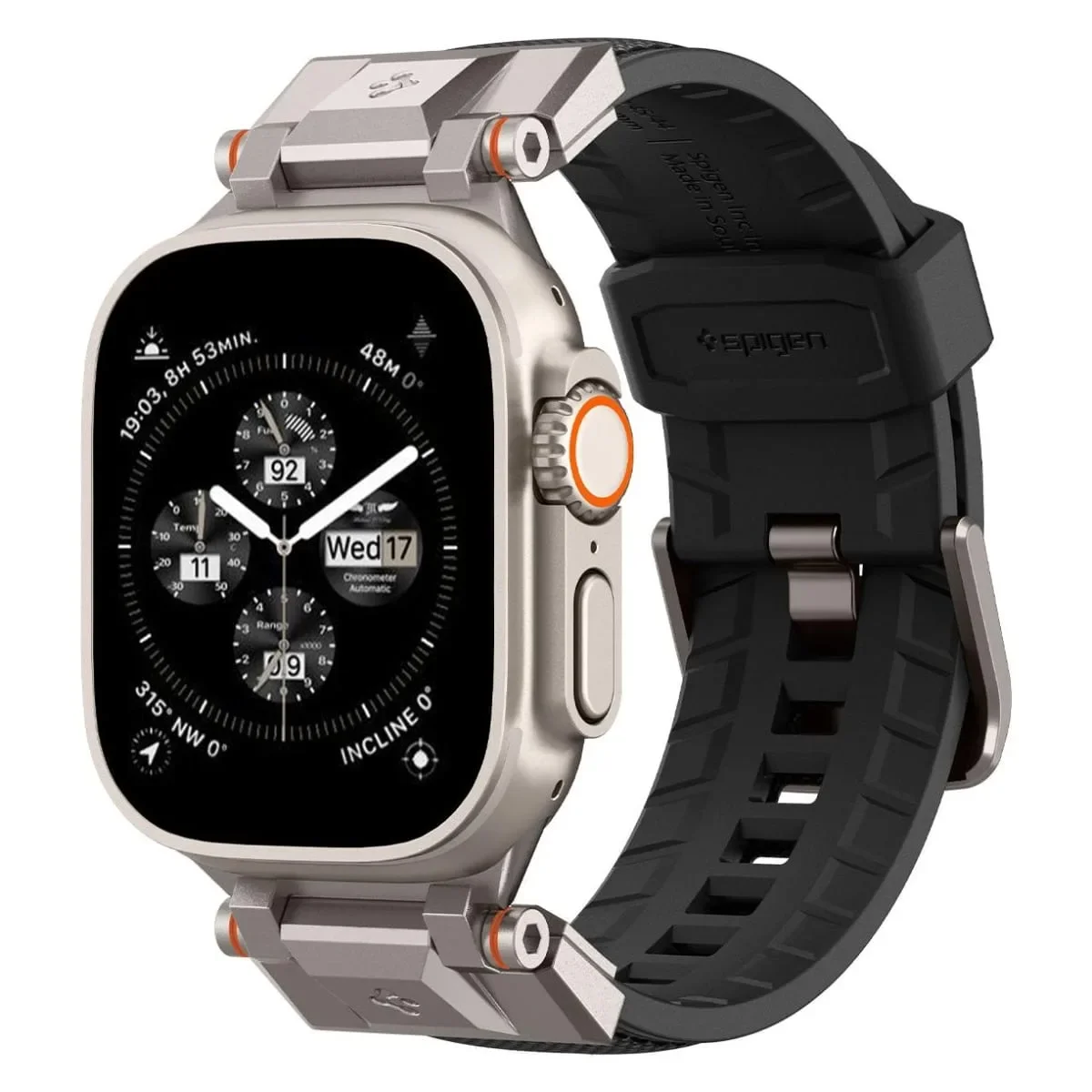 Φωτογραφία προϊόντος: GR Spigen Watch Band Dura Pro Armor Band for Apple Watch (49/45/44/42mm) έως 12 άτοκες δόσεις ή 24 δόσεις