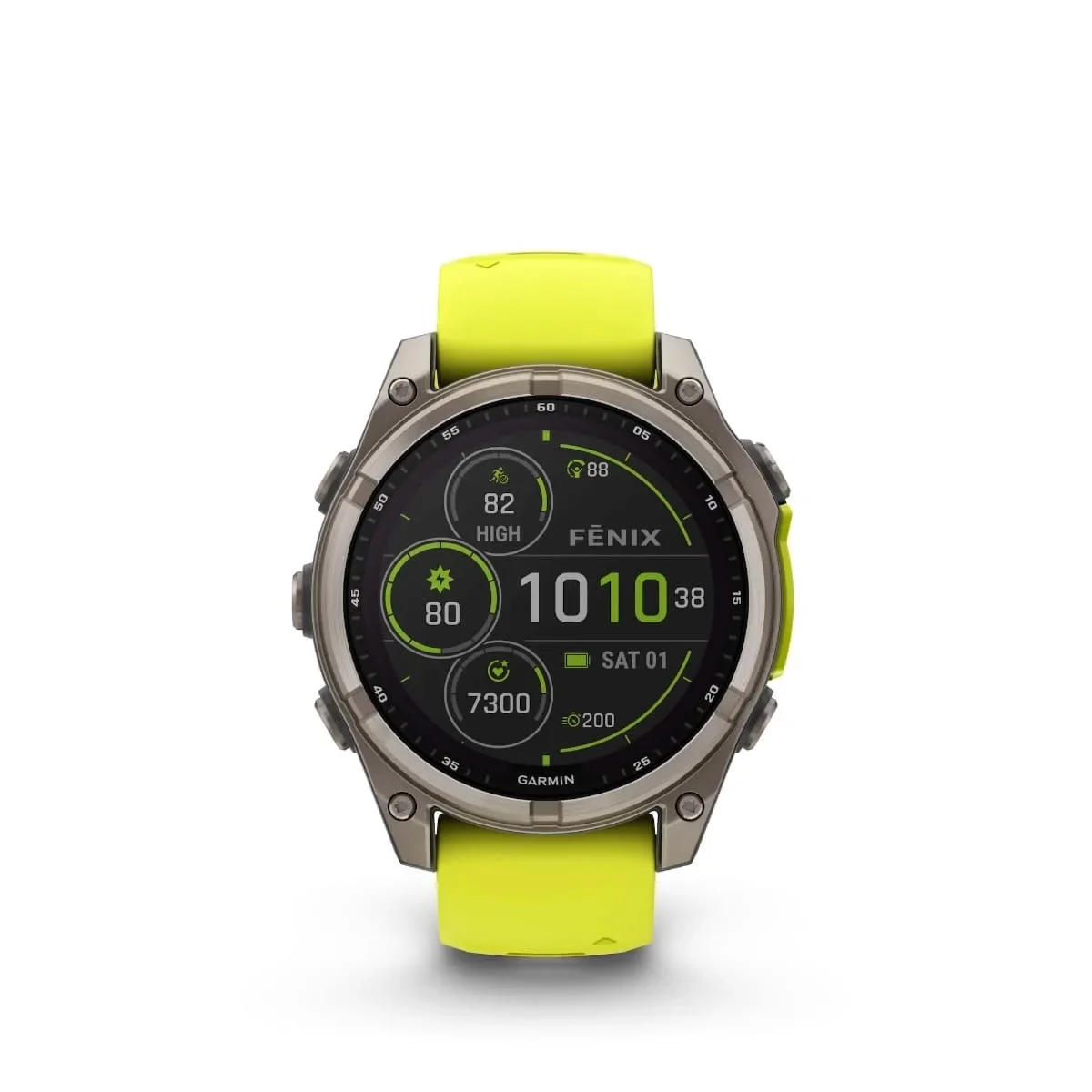 Φωτογραφία προϊόντος: Garmin fenix 8 47mm Solar Sapphire Titanium with Amp Yellow and Graphite έως 24 άτοκες δόσεις