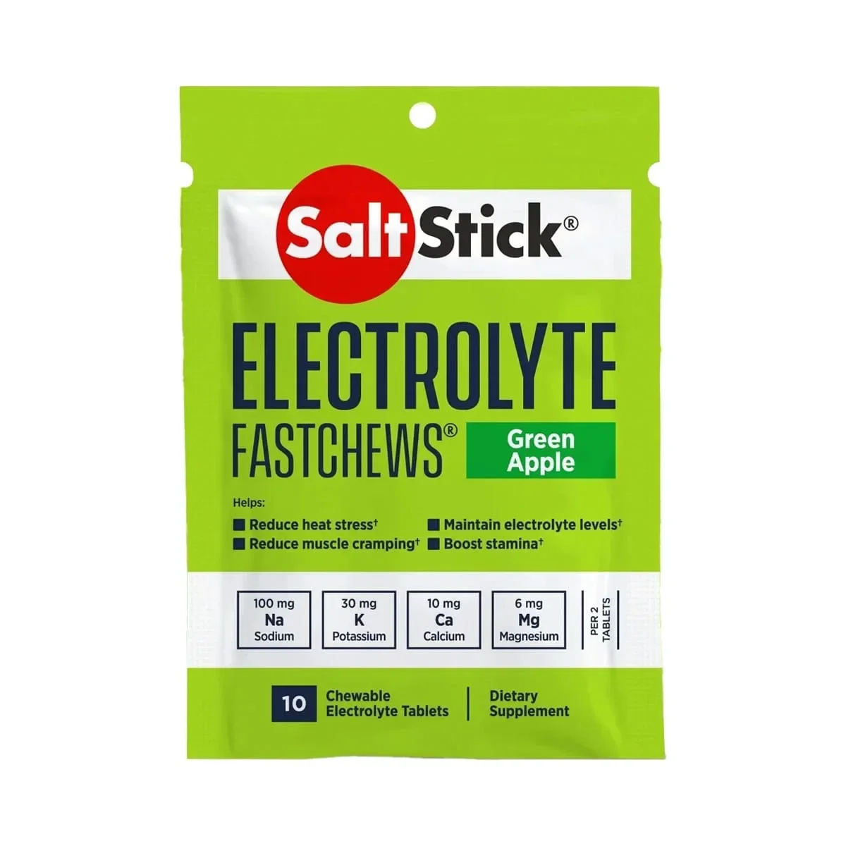 Φωτογραφία προϊόντος: Saltstick Electrolyte Fastchews Green Apple έως 12 άτοκες δόσεις ή 24 δόσεις