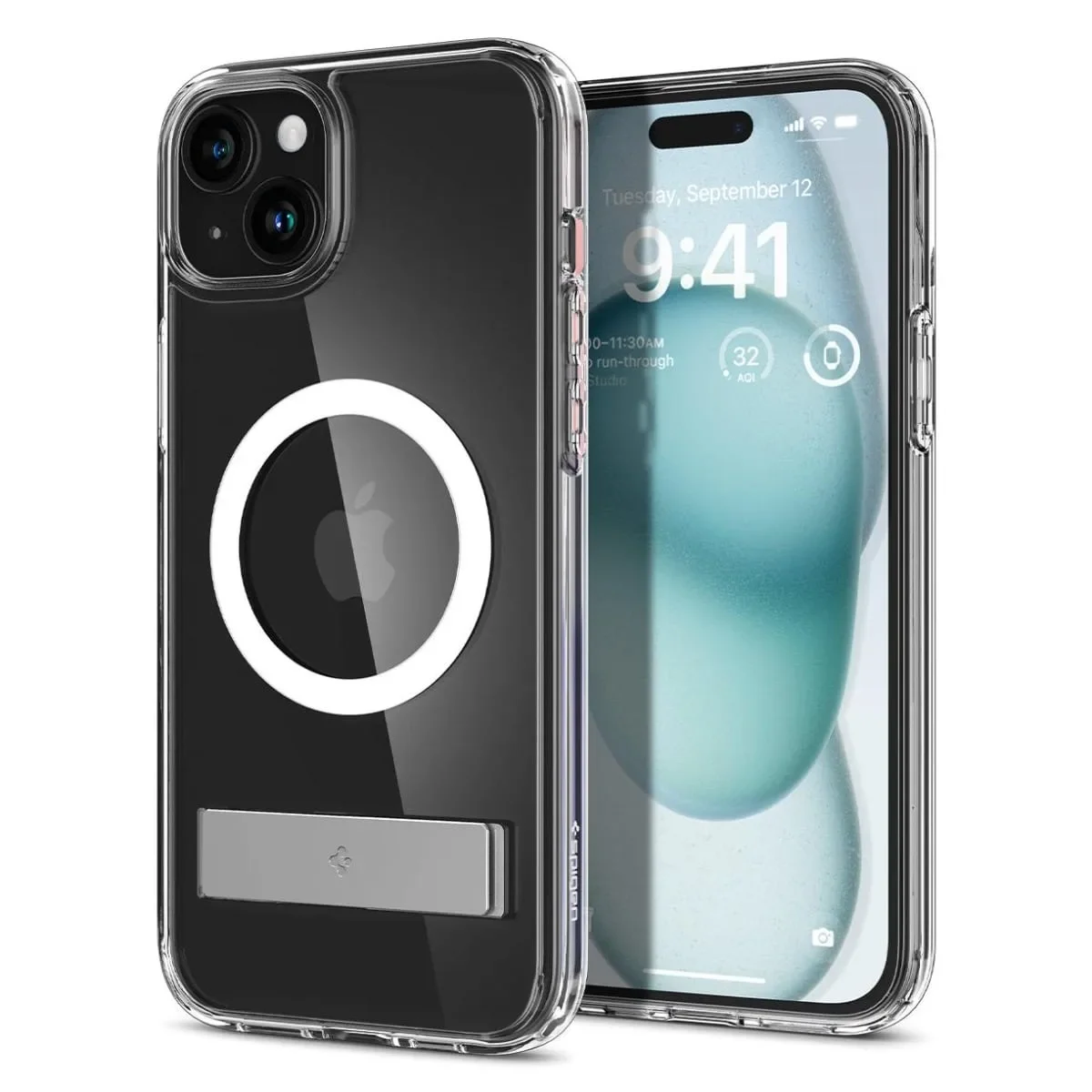 Φωτογραφία προϊόντος: GR Spigen Ultra Hybrid S MagSafe Crystal Clear for iPhone 15 έως 12 άτοκες δόσεις ή 24 δόσεις
