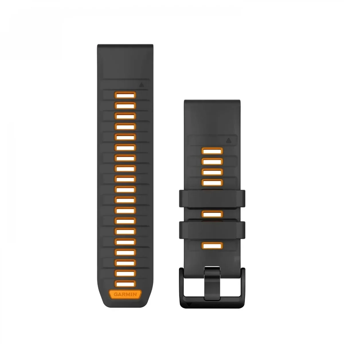 Φωτογραφία προϊόντος: Garmin QuickFit 26 Silicone Band Graphite with Spark Orange έως 12 άτοκες δόσεις ή 24 δόσεις