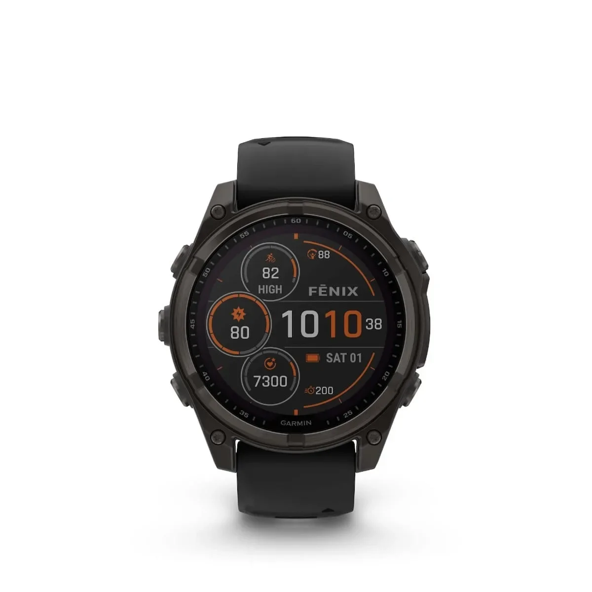 Φωτογραφία προϊόντος: Garmin fenix 8 47mm Solar Sapphire Titanium Carbon Gray with Black and Pebble Gray έως 24 άτοκες δόσεις