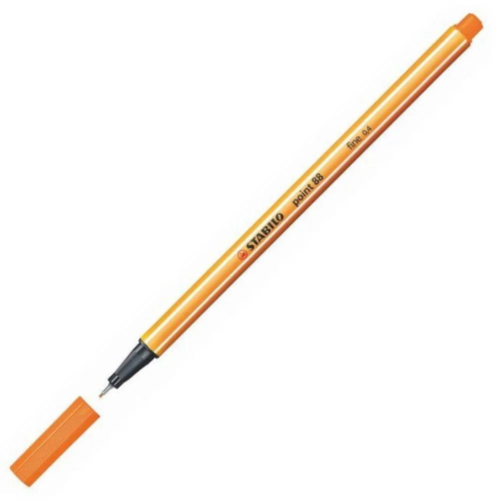 Φωτογραφία προϊόντος: ΜΑΡΚΑΔΟΡΟΣ STABILO 88/4054 NEON ORANGE 0.4mm