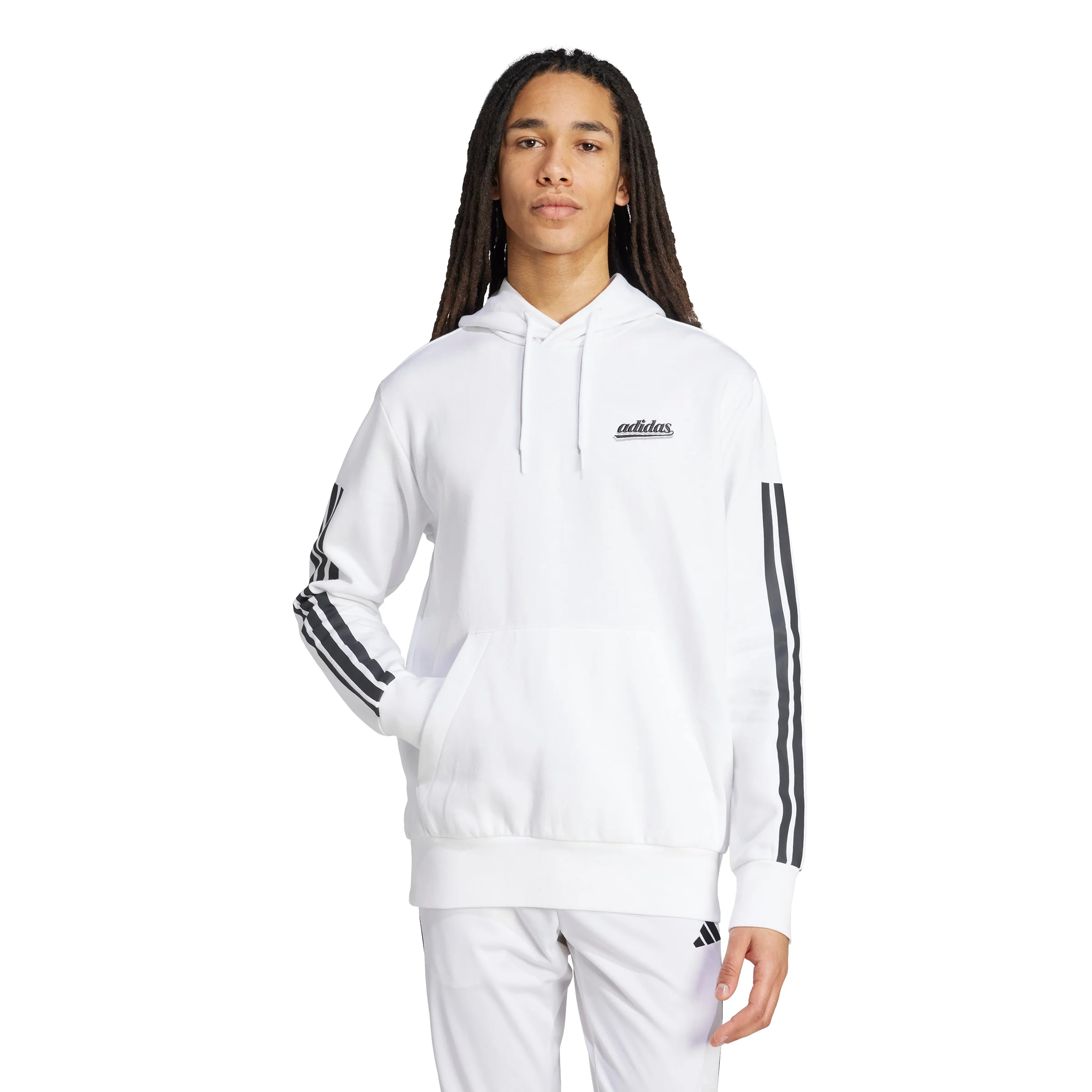 Φωτογραφία προϊόντος: Adidas Sportswear Script Hoodie KD2264 Λευκό