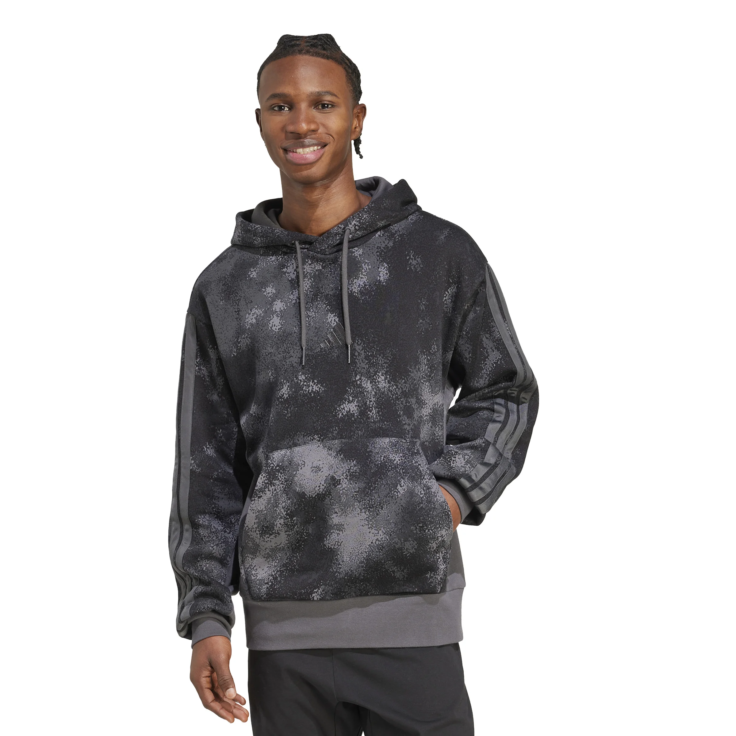 Φωτογραφία προϊόντος: Adidas Hoodie AOP Colourblock JW3709 Μαύρο