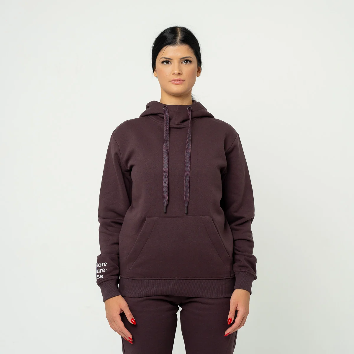Φωτογραφία προϊόντος: Be:Nation Essentials Hoodie 06102503-9G Μελιτζανί