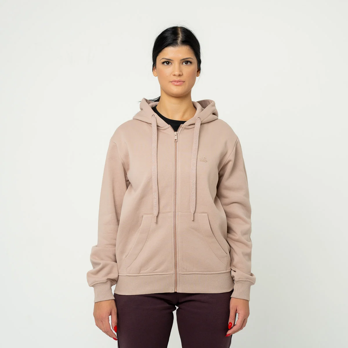 Φωτογραφία προϊόντος: Be:Nation Essentials Zipper Hoodie 07102501-8H Μπεζ