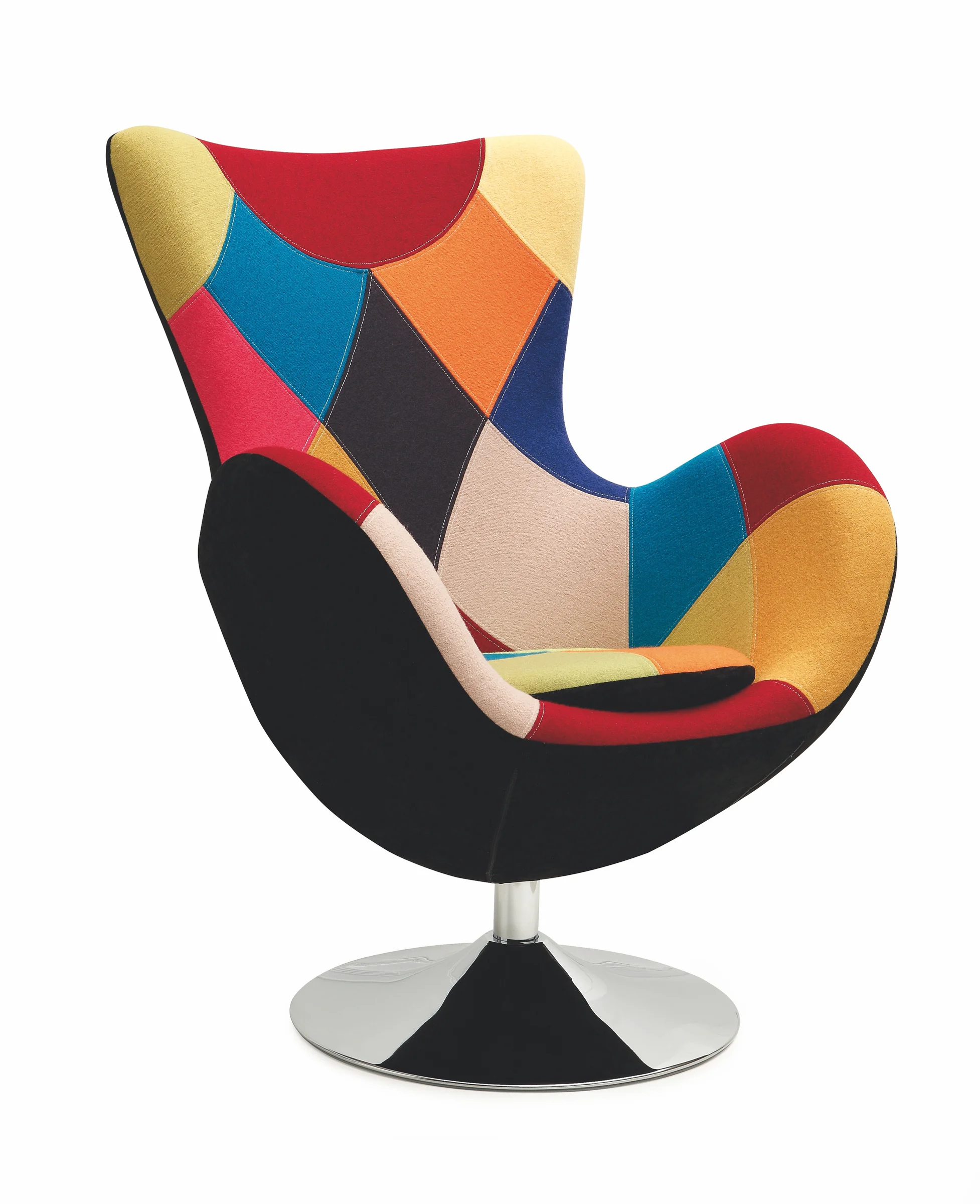 Φωτογραφία προϊόντος: BUTTERFLY chair color: multicolored DIOMMI V-CH-BUTTERFLY-FOT-PATCHWORK