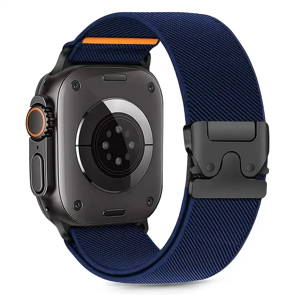 Φωτογραφία προϊόντος: Tech-Protect Λουράκι Nylon Clasp Apple Watch 8 / 9 / 10 / 11 / SE / Ultra 1 / 2 (44 / 45 / 46 / 49mm) Navy