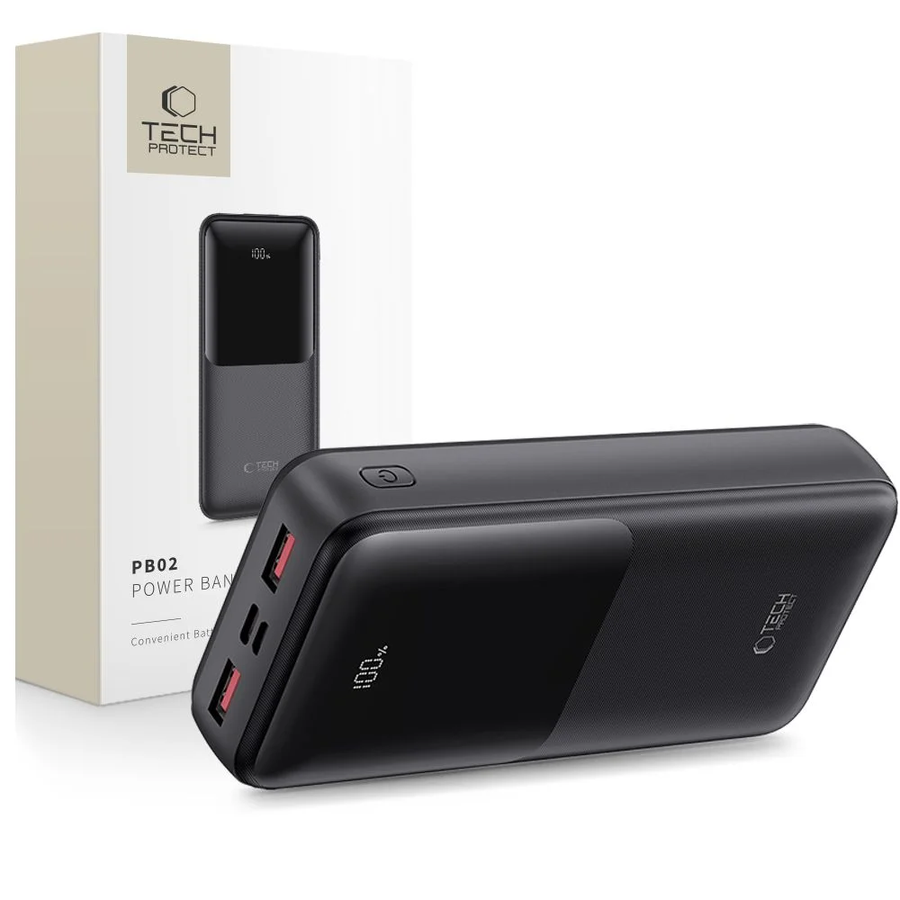 Φωτογραφία προϊόντος: Tech-Protect PB02 Power Bank 20000mAh 22.5W Black