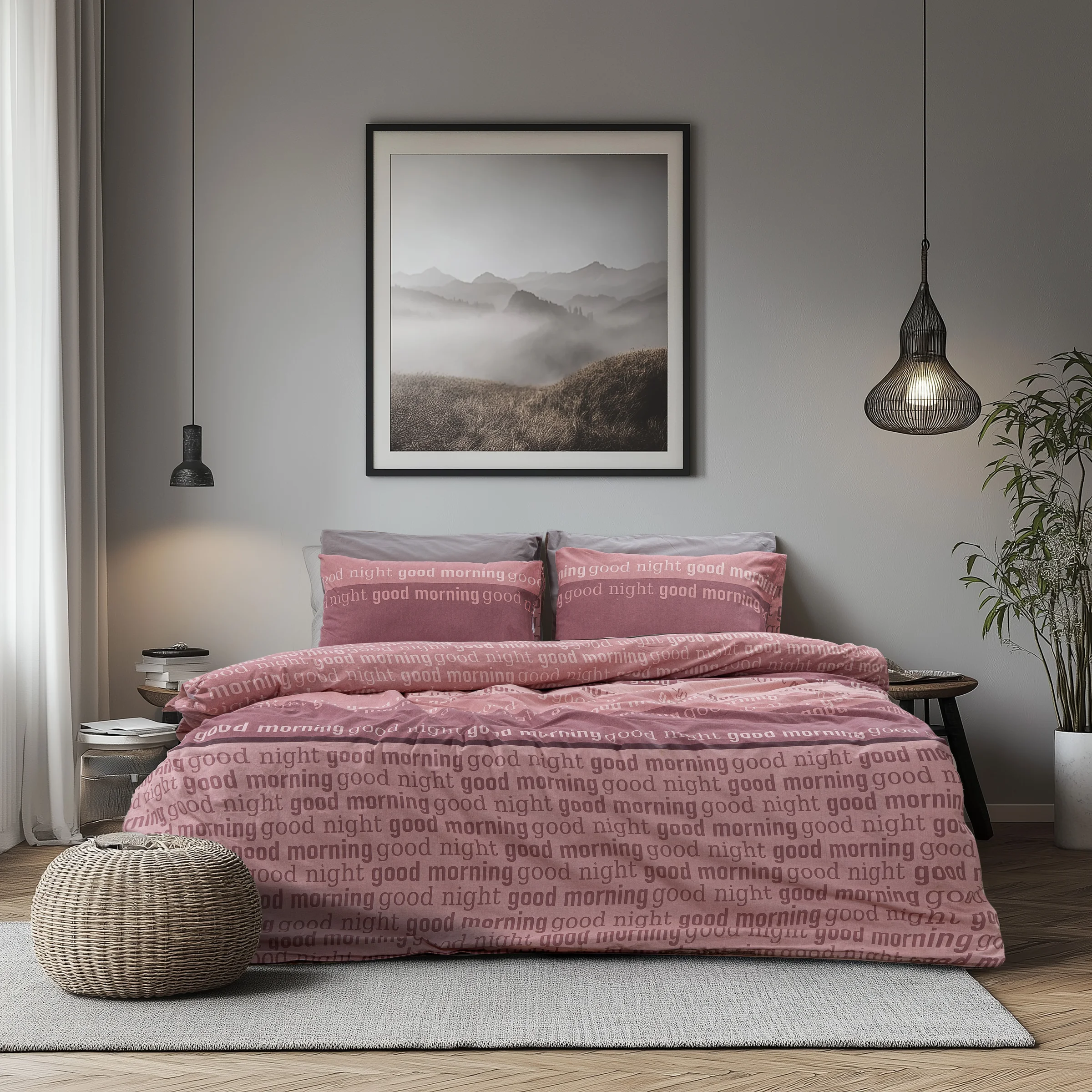 Φωτογραφία προϊόντος: LinoHome LINO Ζεύγος Μαξιλαροθήκες (52x75) Nuvet Dusty Pink