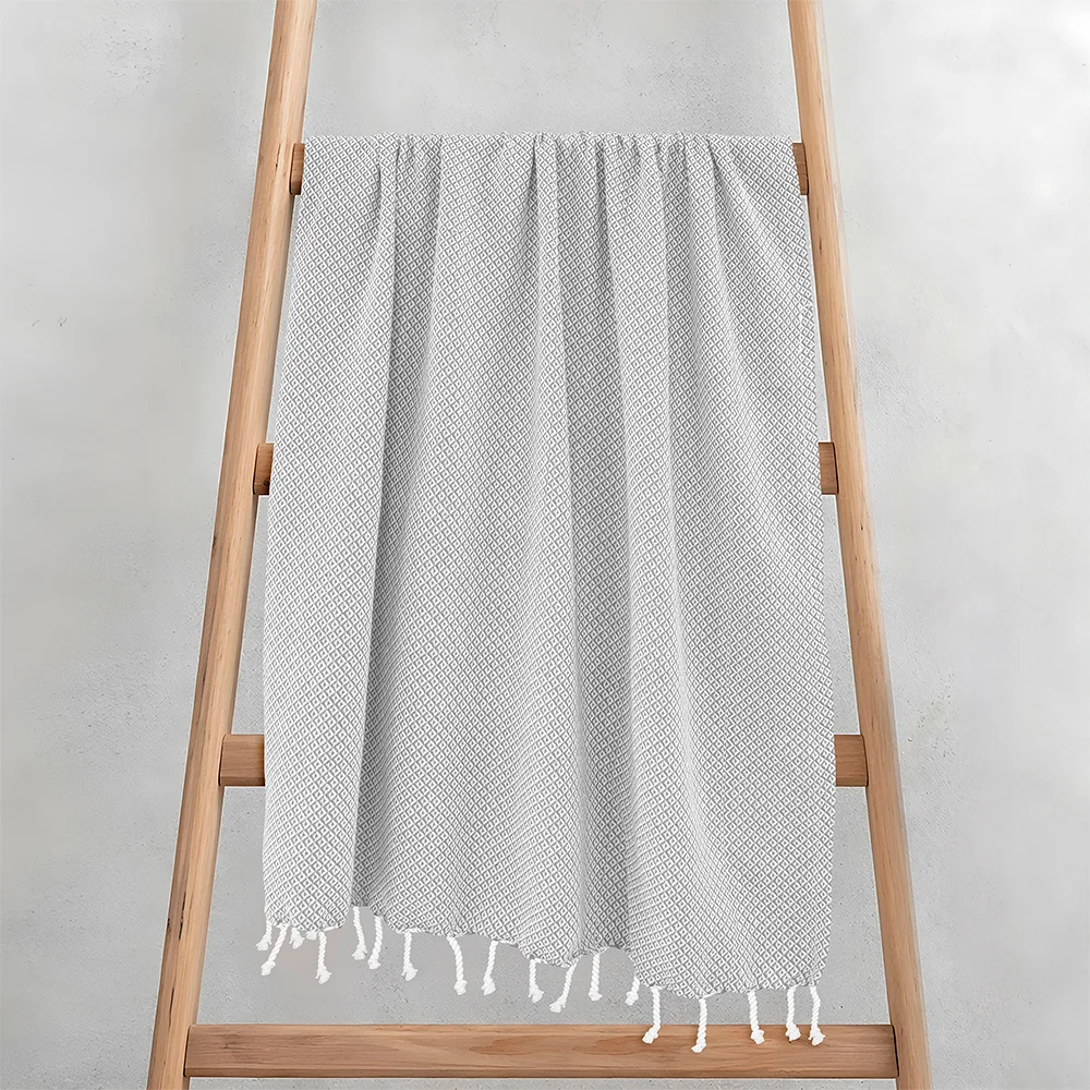 Φωτογραφία προϊόντος: LinoHome LINO Pestemal Παρεό Aureva 90x180 Γκρι