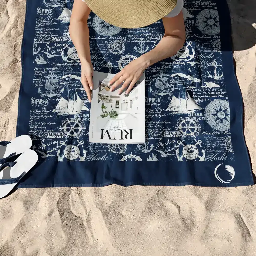 Φωτογραφία προϊόντος: BOREA Πετσέτα Θαλάσσης Microfiber Quick Dry Nautical