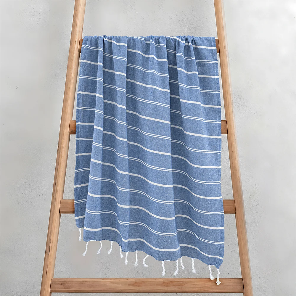 Φωτογραφία προϊόντος: LinoHome LINO Pestemal Παρεό Veliu 90x180 Γαλάζιο