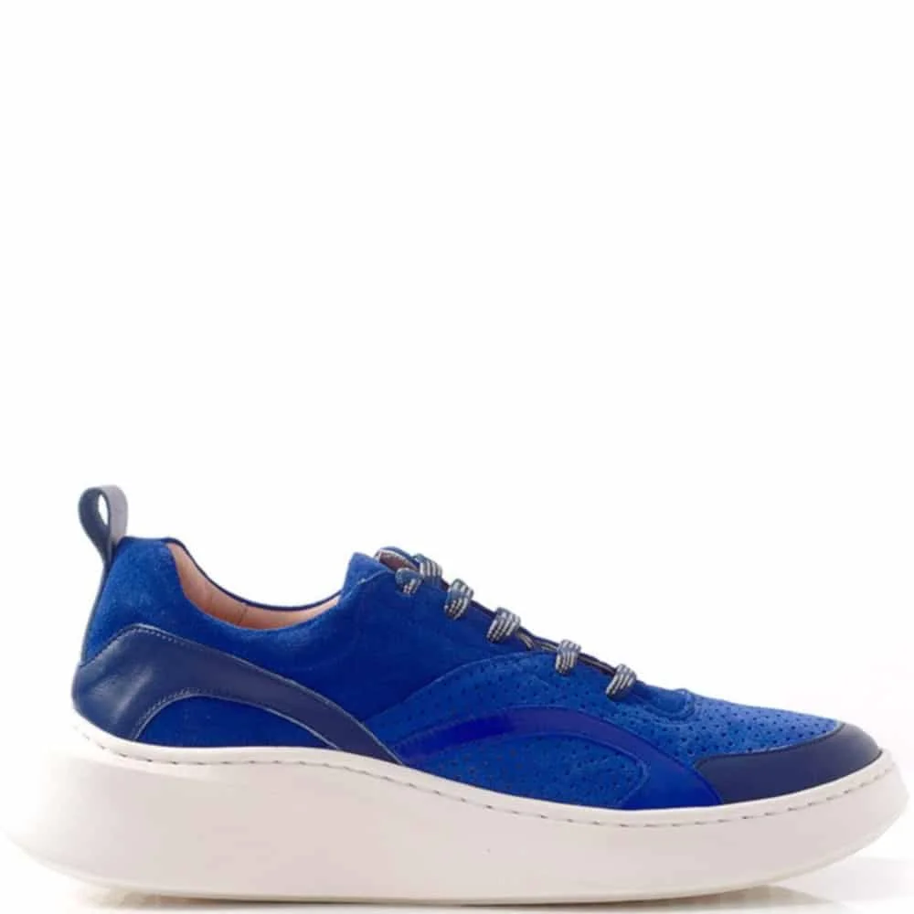 Φωτογραφία προϊόντος: Γυναικεία Sneakers Chaniotakis 2301 suede μπλε