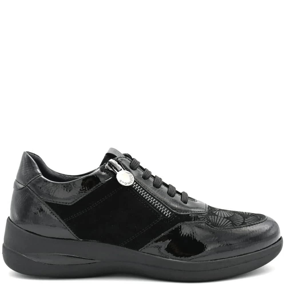 Φωτογραφία προϊόντος: Sneakers Γυναικεία Stonefly 218439 000 aurora 18 σε δέρμα μαύρο