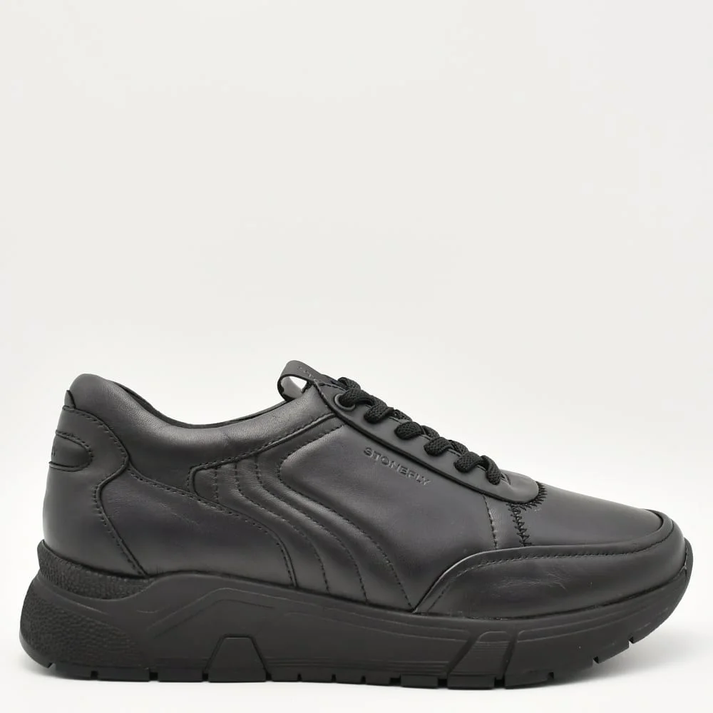 Φωτογραφία προϊόντος: Sneakers Ανδρικά Stonefly 221571 M99 Action 32 σε μαύρο δέρμα nappa