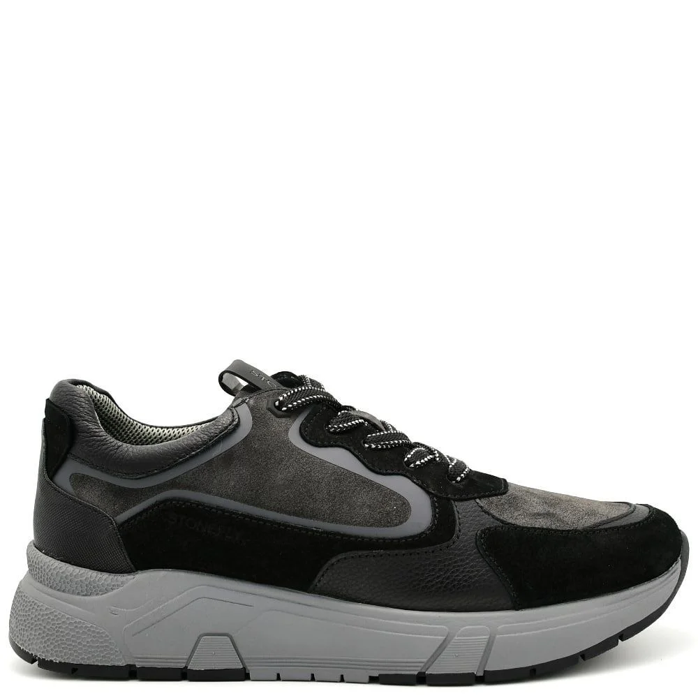 Φωτογραφία προϊόντος: Sneakers Ανδρικά Stonefly 219798 000 Action 28 σε δέρμα σουέτ μαύρο με ανθρακί