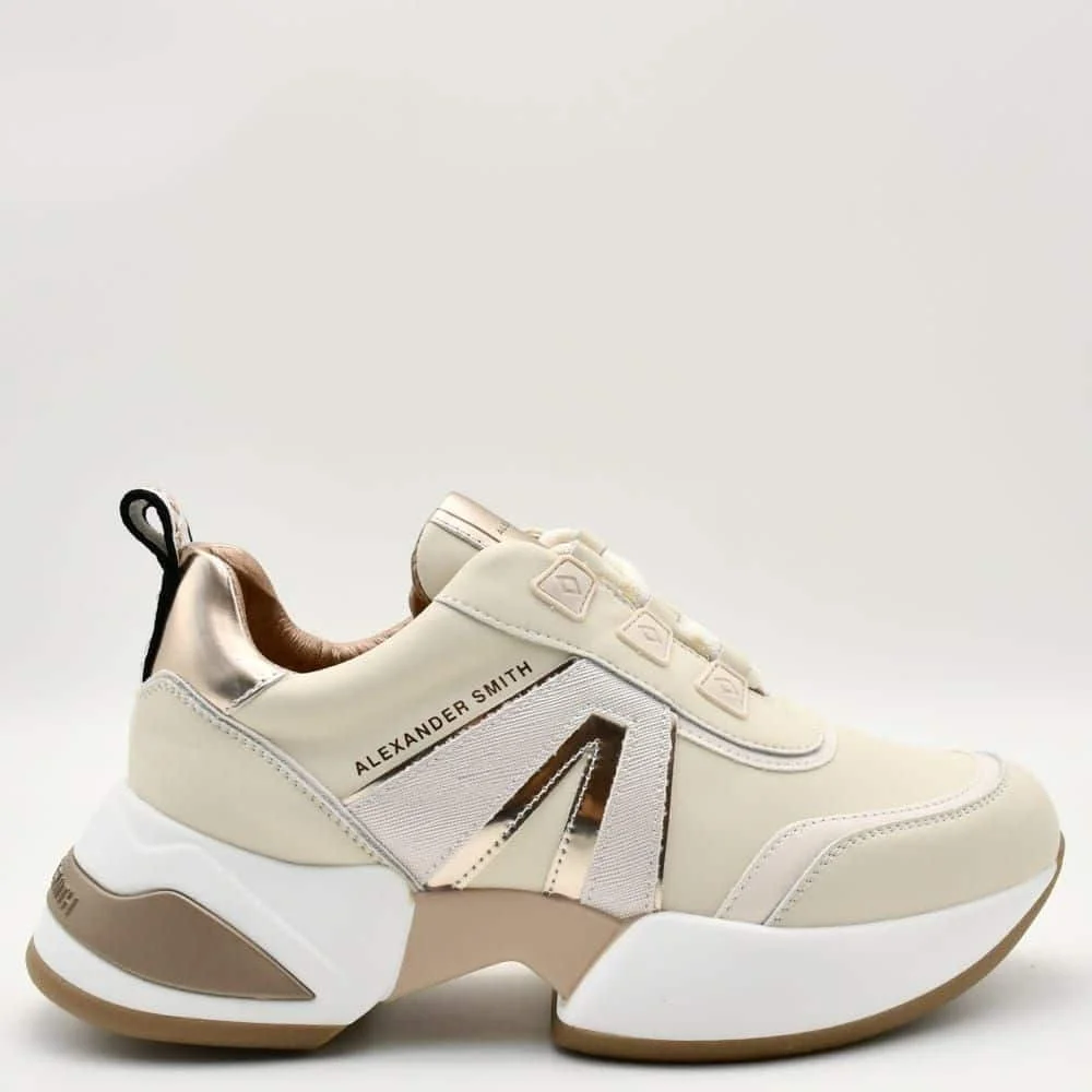 Φωτογραφία προϊόντος: Sneakers Γυναικεία Alexander Smith MBW-1143-CRM Marble σε μπεζ δέρμα