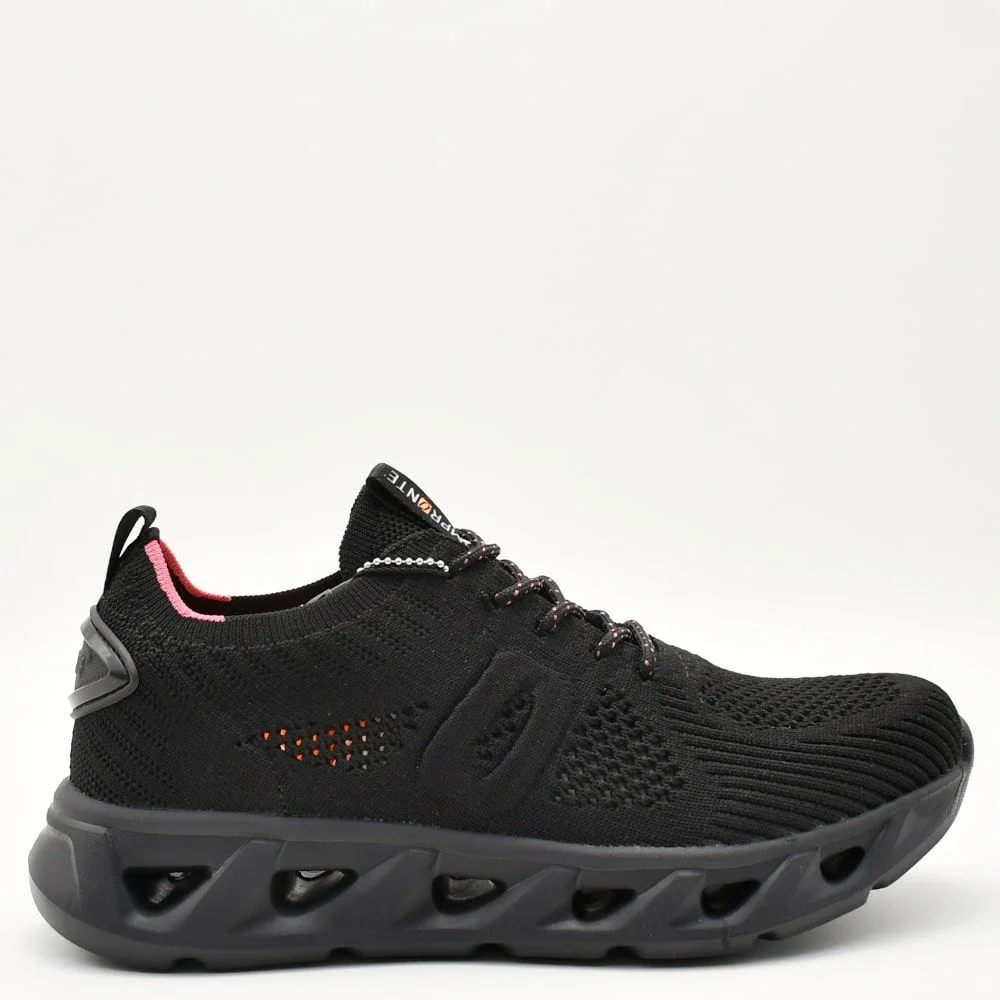 Φωτογραφία προϊόντος: Sneakers Γυναικεία Impronte IL51552A-296 San Marco Knit σε μαύρο ύφασμα