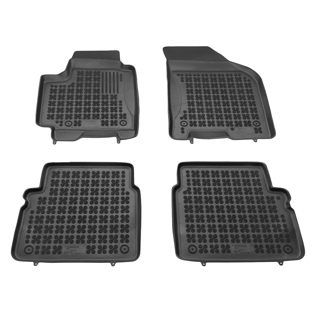Φωτογραφία προϊόντος: Chevrolet Aveo T200/T250 (2002-2011) / Kalos (2004-2007) λαστιχένια μαύρα πατάκια σκαφάκια Rezaw Plast - 4τμχ