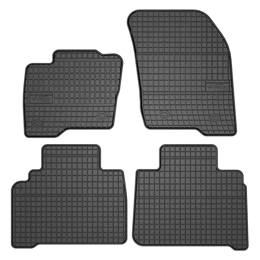 Φωτογραφία προϊόντος: Ford S-Max (2015+) λαστιχένια μαύρα πατάκια Frogum El Toro - 4τμχ