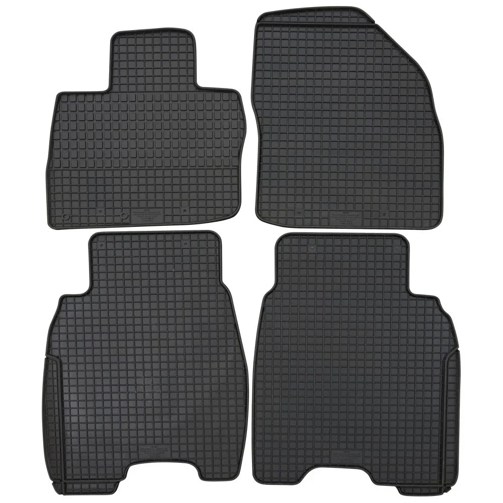 Φωτογραφία προϊόντος: Honda Civic (2006-2012) 5D λαστιχένια μαύρα πατάκια Petex - 4τμχ