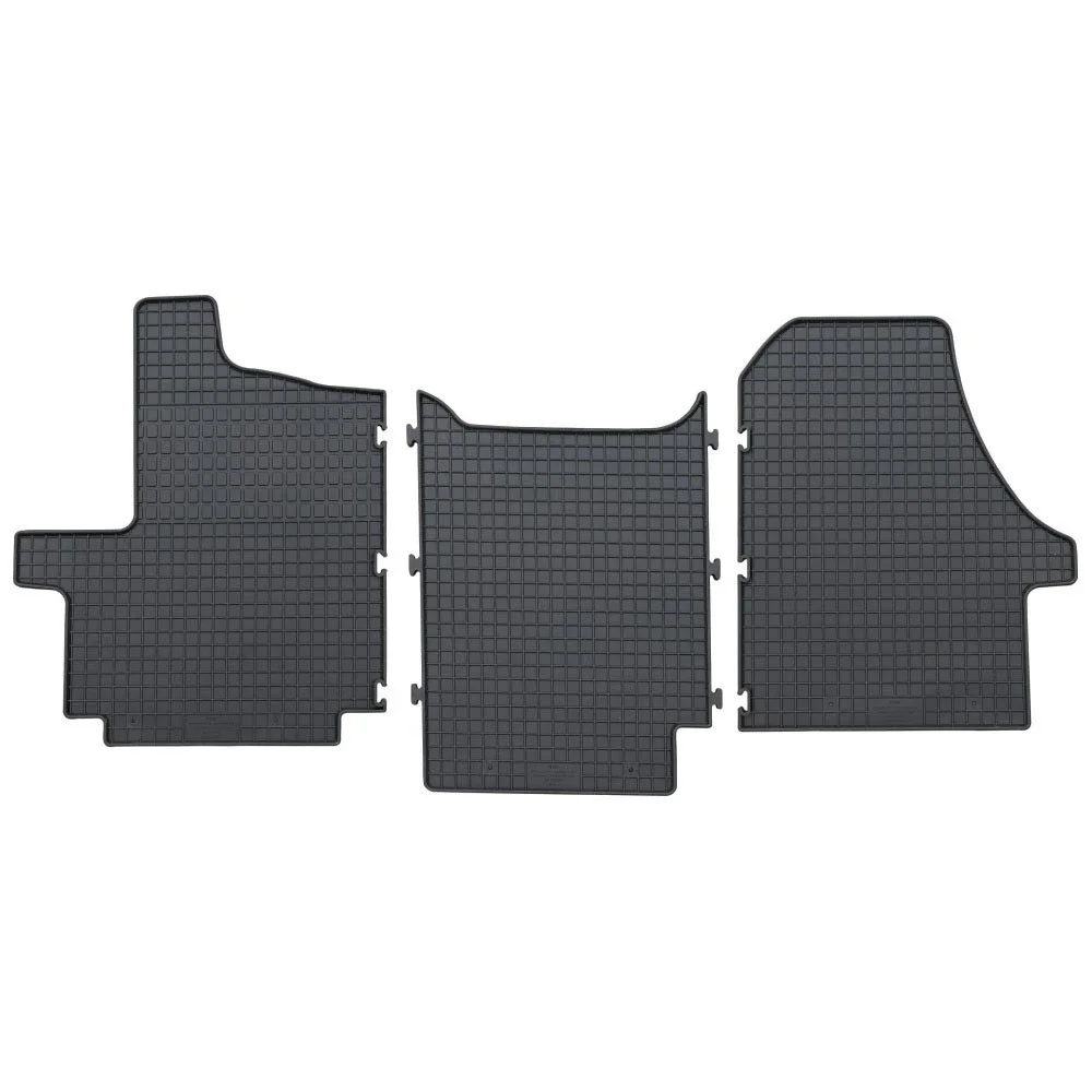 Φωτογραφία προϊόντος: Fiat Ducato / Peugeot Boxer / Citroen Jumper (2007+) λαστιχένια μαύρα πατάκια Petex - 2τμχ