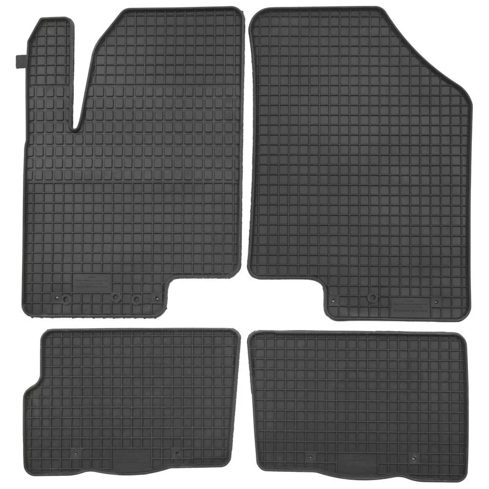 Φωτογραφία προϊόντος: Kia Soul (2009-2014) λαστιχένια μαύρα πατάκια Petex - 4τμχ