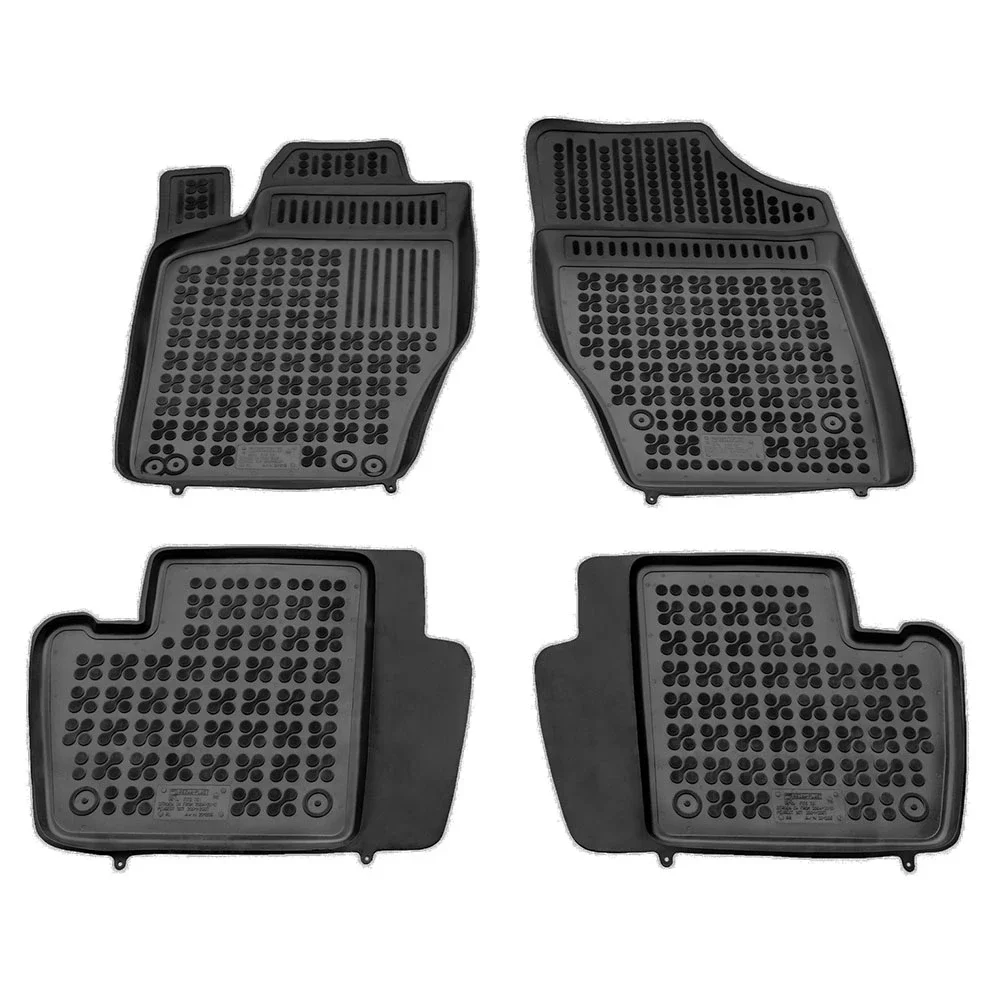 Φωτογραφία προϊόντος: Citroen C4 (2004-2017) / Peugeot 307 (2001-2011) λαστιχένια μαύρα πατάκια σκαφάκια Rezaw Plast - 4τμχ