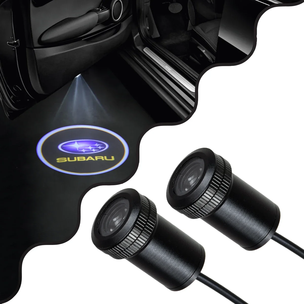 Φωτογραφία προϊόντος: GloboStar® 81625 SUBARU Ghost Car Brand Logo Projector LED CREE XHP35 3W 240lm 120° DC 12V IP20 6000K