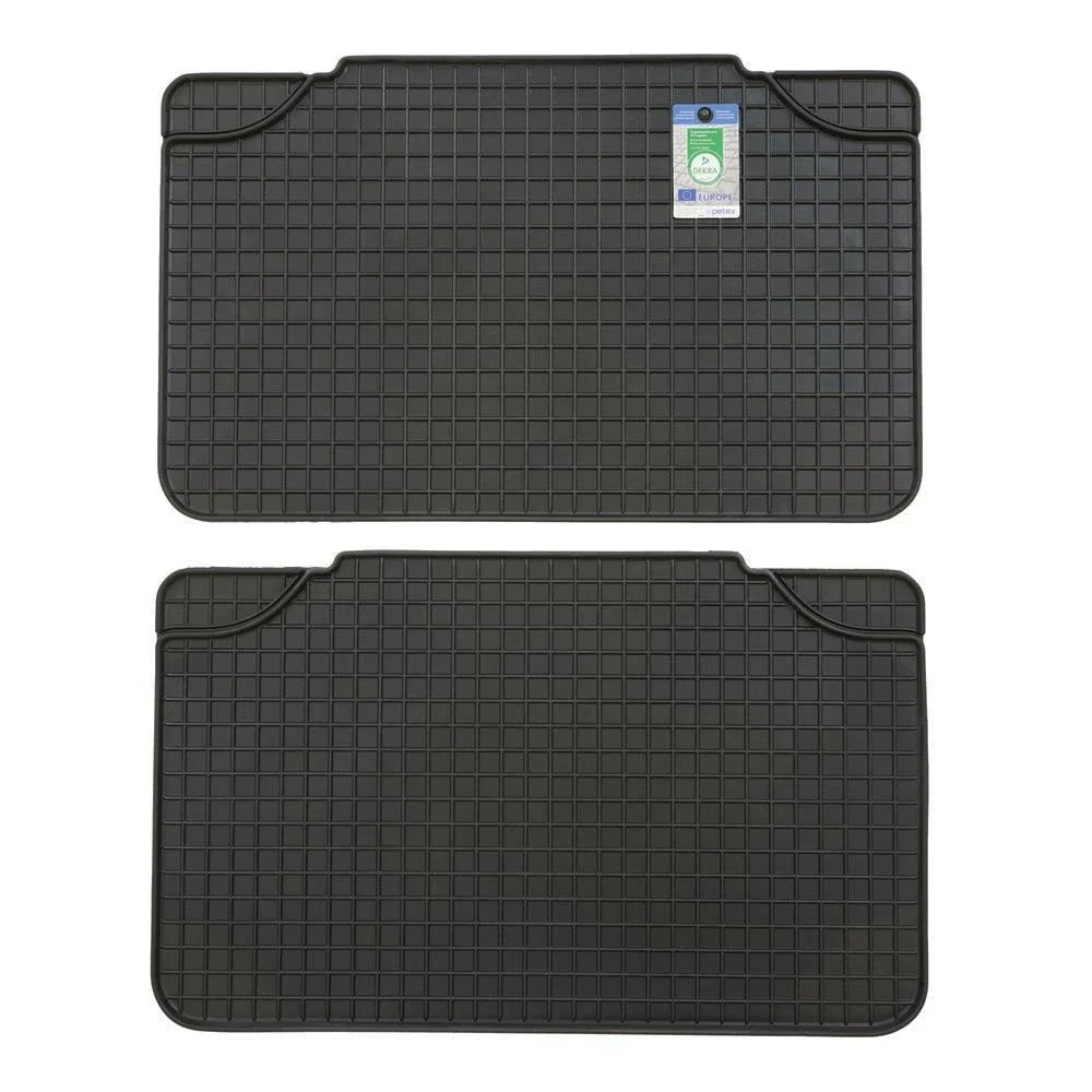 Φωτογραφία προϊόντος: VW Sharan / Seat Alhambra (1995-2010) / Ford Galaxy (1995-2006) Δεύτερη Σειρά Καθισμάτων λαστιχένια μαύρα πατάκια Petex - 2τμχ
