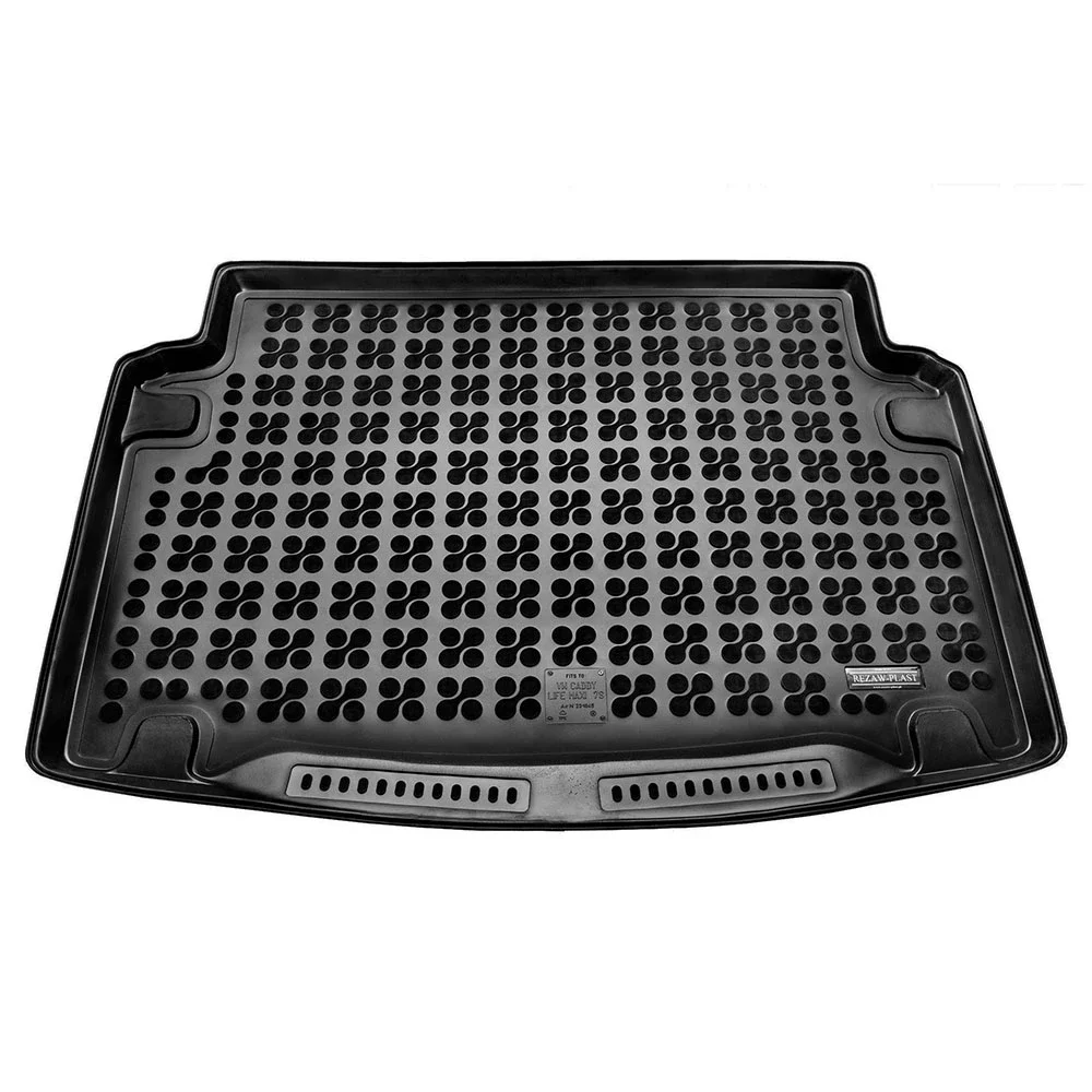 Φωτογραφία προϊόντος: VW Caddy III Maxi Life (2007-2021) 7 θέσεις με την τρίτη σειρά διπλωμένη πατάκι πορτ μπαγκάζ λαστιχένιο μαύρο σκαφάκι Rezaw Plast - 1τμχ