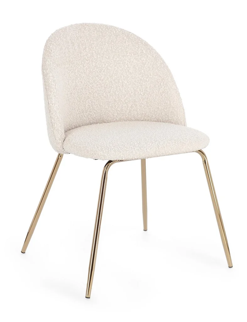 Φωτογραφία προϊόντος: Πολυθρόνα PW "Tanya" Gold-Ivory 49x55x77/46cm (Bizzotto) (BZ-0734367)