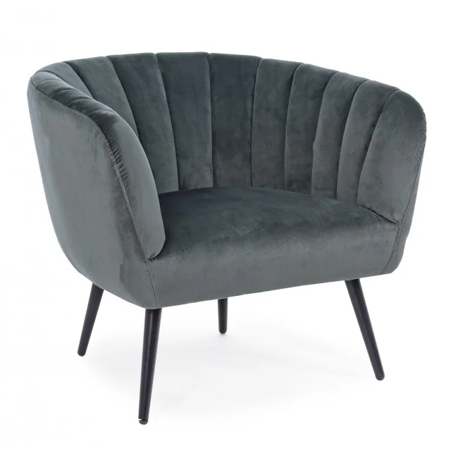 Φωτογραφία προϊόντος: Πολυθρόνα Avril Grey 78x71x69cm (Bizzotto) (BZ-0748200)
