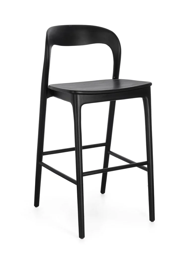 Φωτογραφία προϊόντος: Σκαμπό Bar "Miley " Μαύρο 48x51.5x102/72.5cm (Bizzotto) (BZ-0747199)
