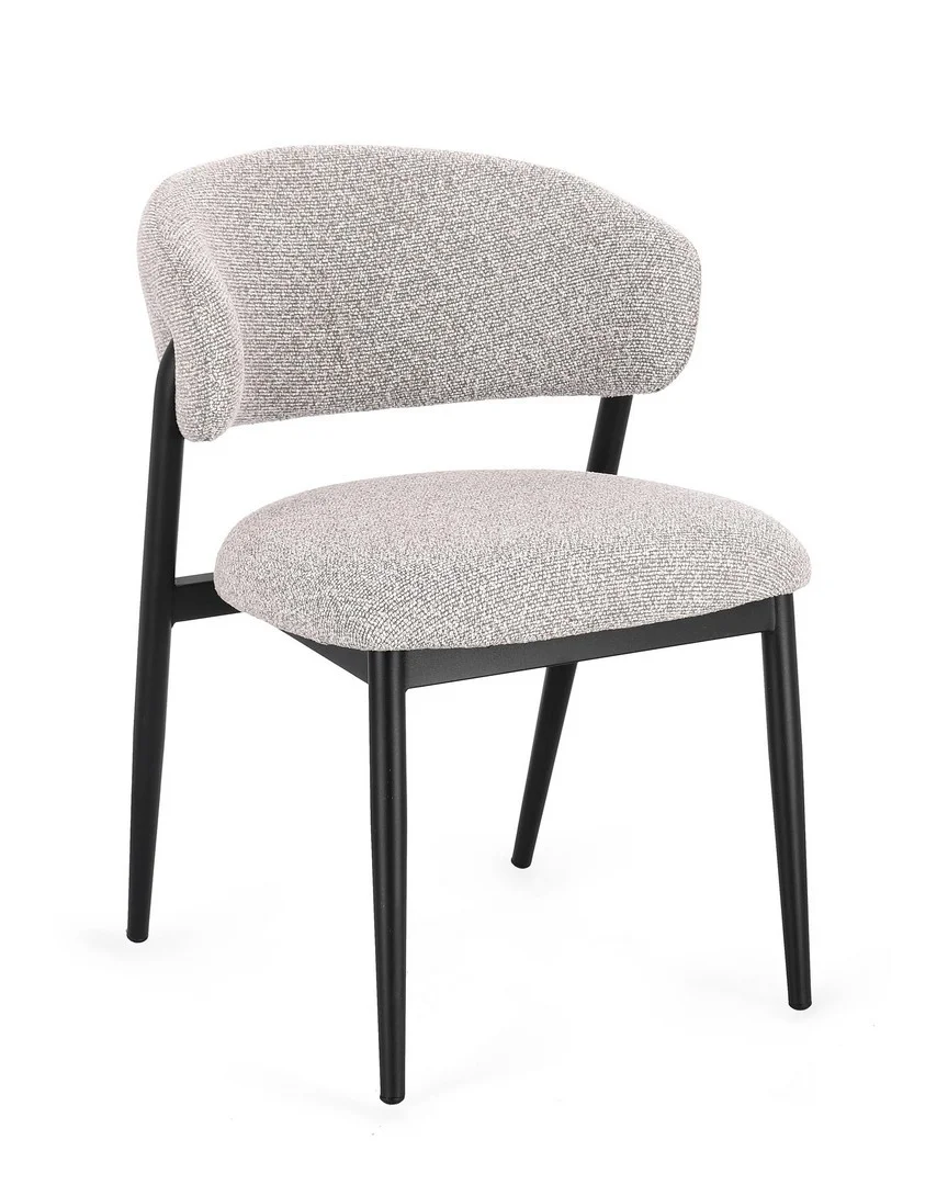 Φωτογραφία προϊόντος: Πολυθρόνα "Cassandra" Black/Grey 57x62cm (Bizzotto) (BZ-0733603)