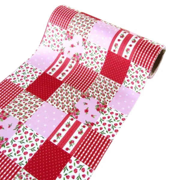 Φωτογραφία προϊόντος: ED Collection ΥΦΑΣΜΑ RUNNER FLORAL 24CMX5M ΚΟΚΚΙΝΟ (ΡΟΖ)