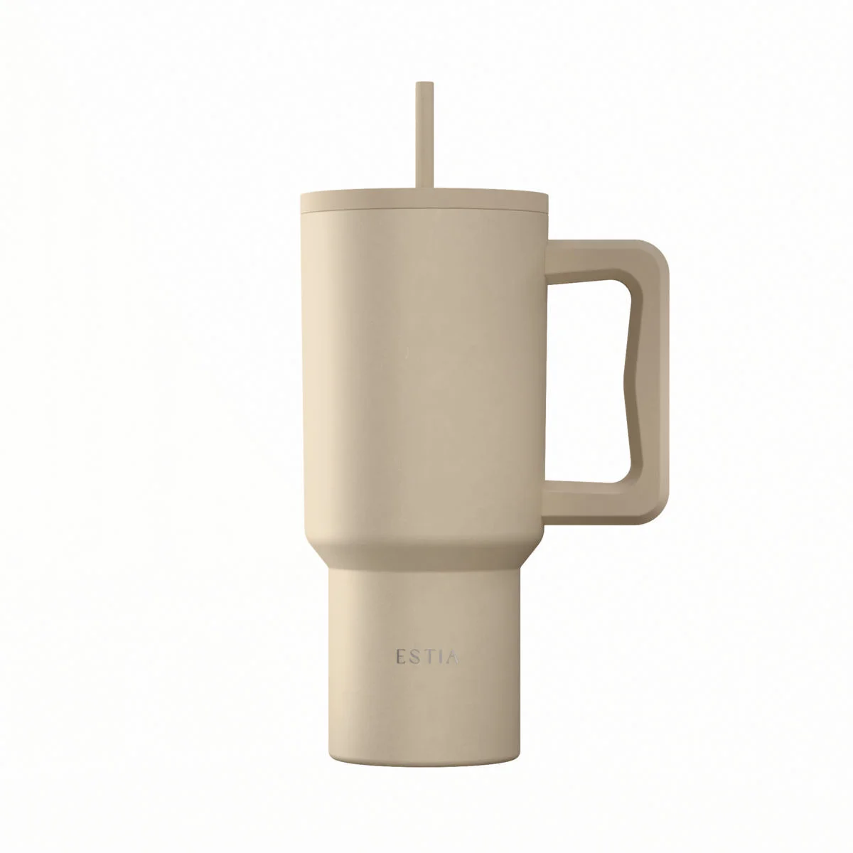 Φωτογραφία προϊόντος: ESTIA ΘΕΡΜΟΣ STRAW TUMBLER XL SAVE THE AEGEAN 900ml DUNE