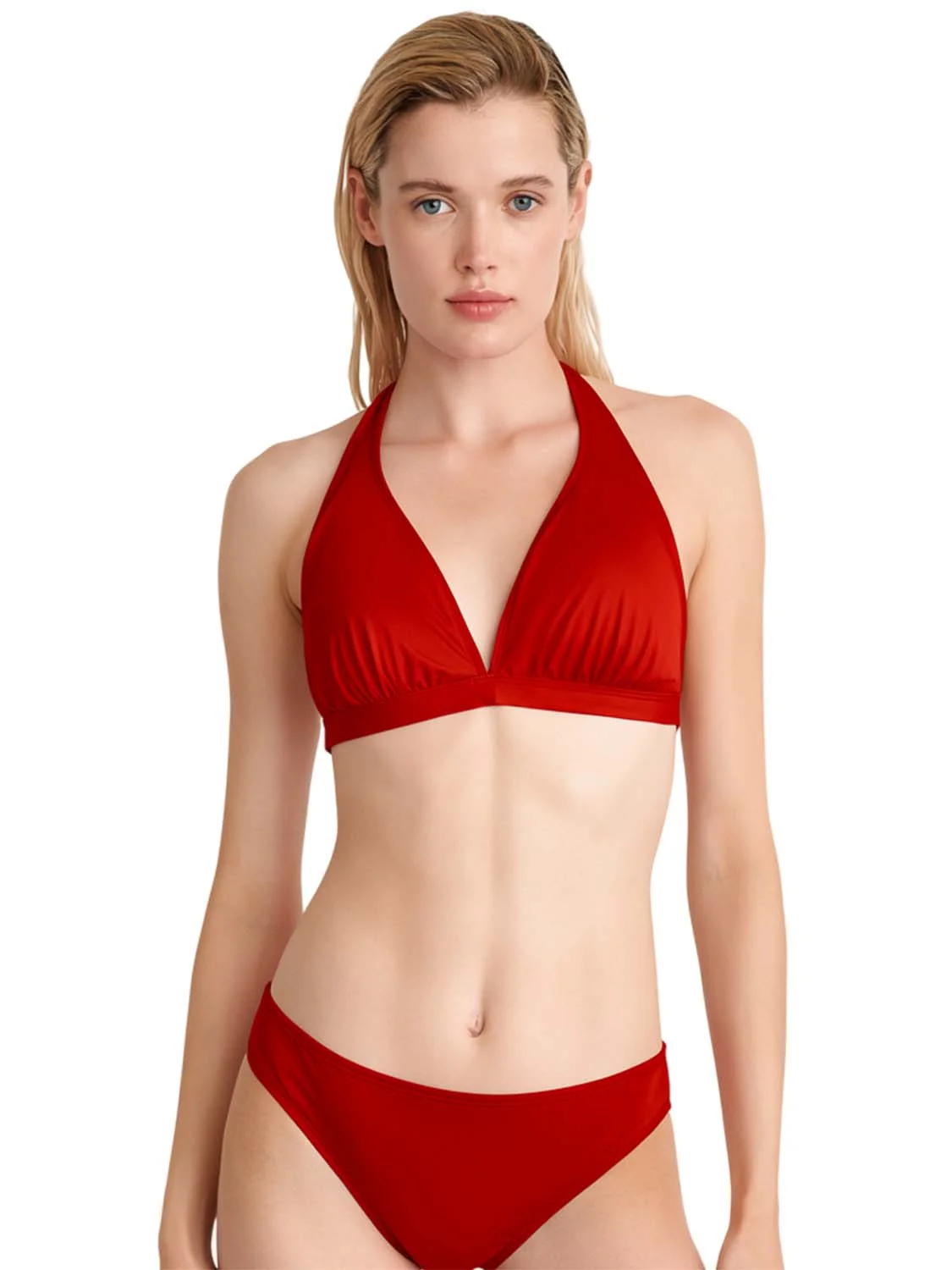 Φωτογραφία προϊόντος: Μαγιό bikini top τρίγωνο χωρίς μπανέλα σε cup D BLU4U SOLIDS 26366082D-07 - Κόκκινο