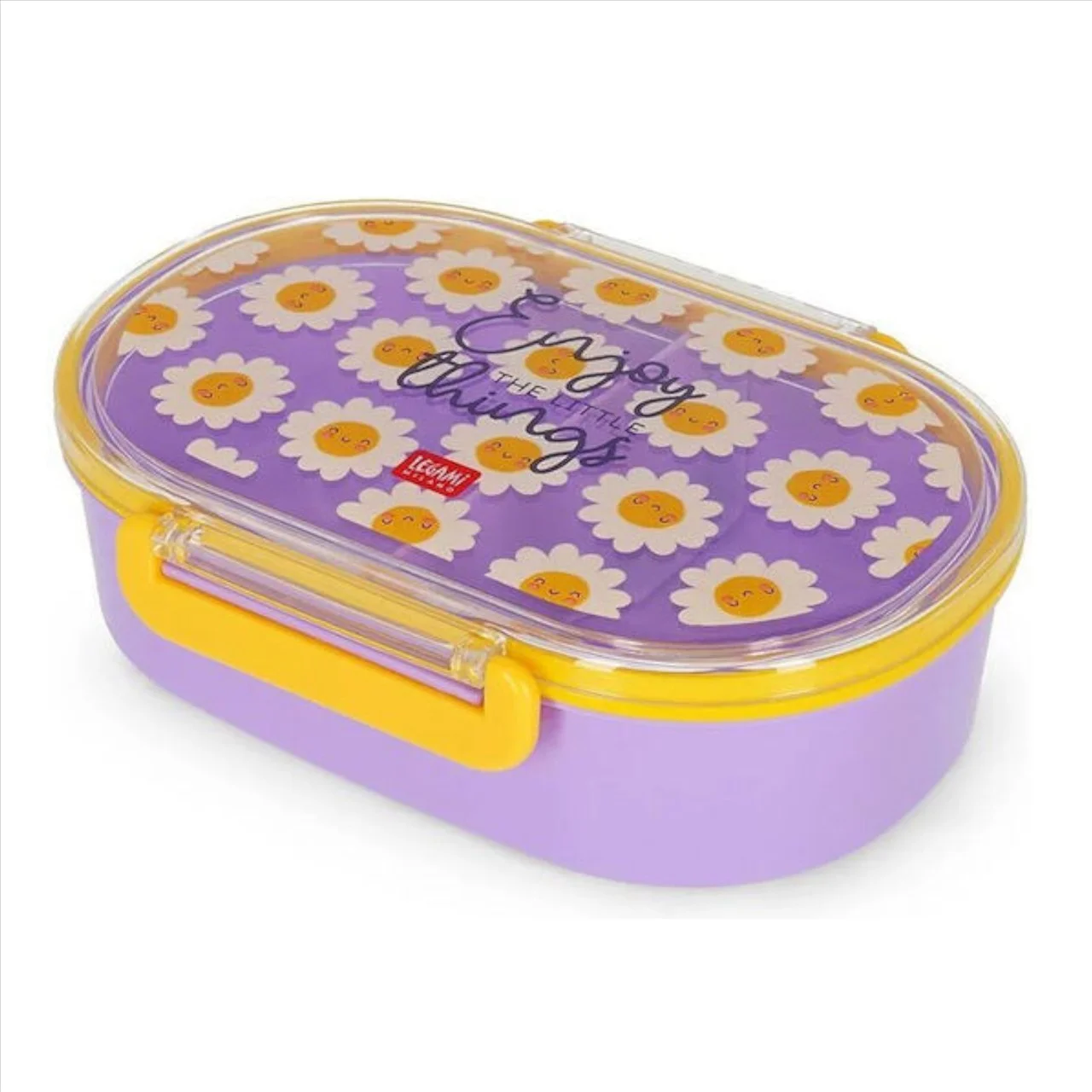Φωτογραφία προϊόντος: Legami Δοχείο Φαγητού 500mL Snack & Go Μαργαρίτες - KSNB0002