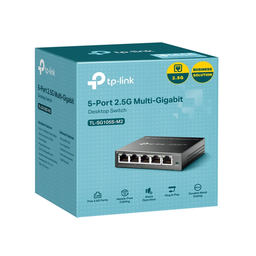 Φωτογραφία προϊόντος: TP-LINK SWITCH 5-Port 2.5G Multi-Gigabit Desktop Case