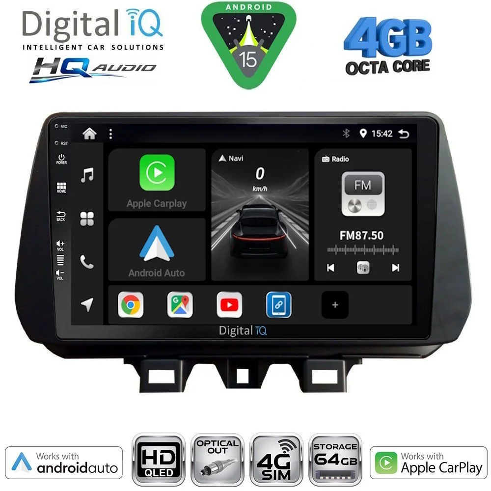 Φωτογραφία προϊόντος: DIGITAL IQ BXK 19244_CPAA (9inc) MULTIMEDIA TABLET for HYUNDAI TUCSON mod. 2019-2023